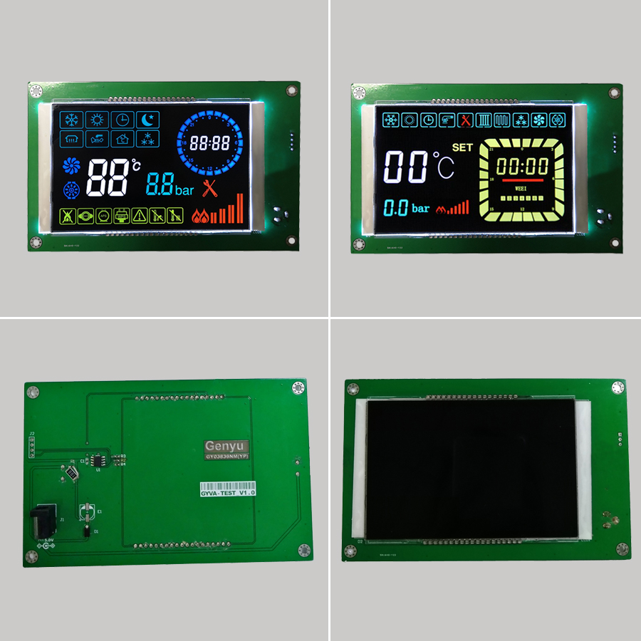 Monochrome Segment VA Color LCD Display Module For Smart Home