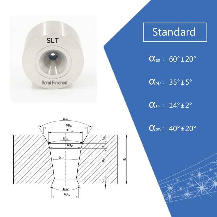 Semi-Finished Polycrystalline Wire Drawing Die