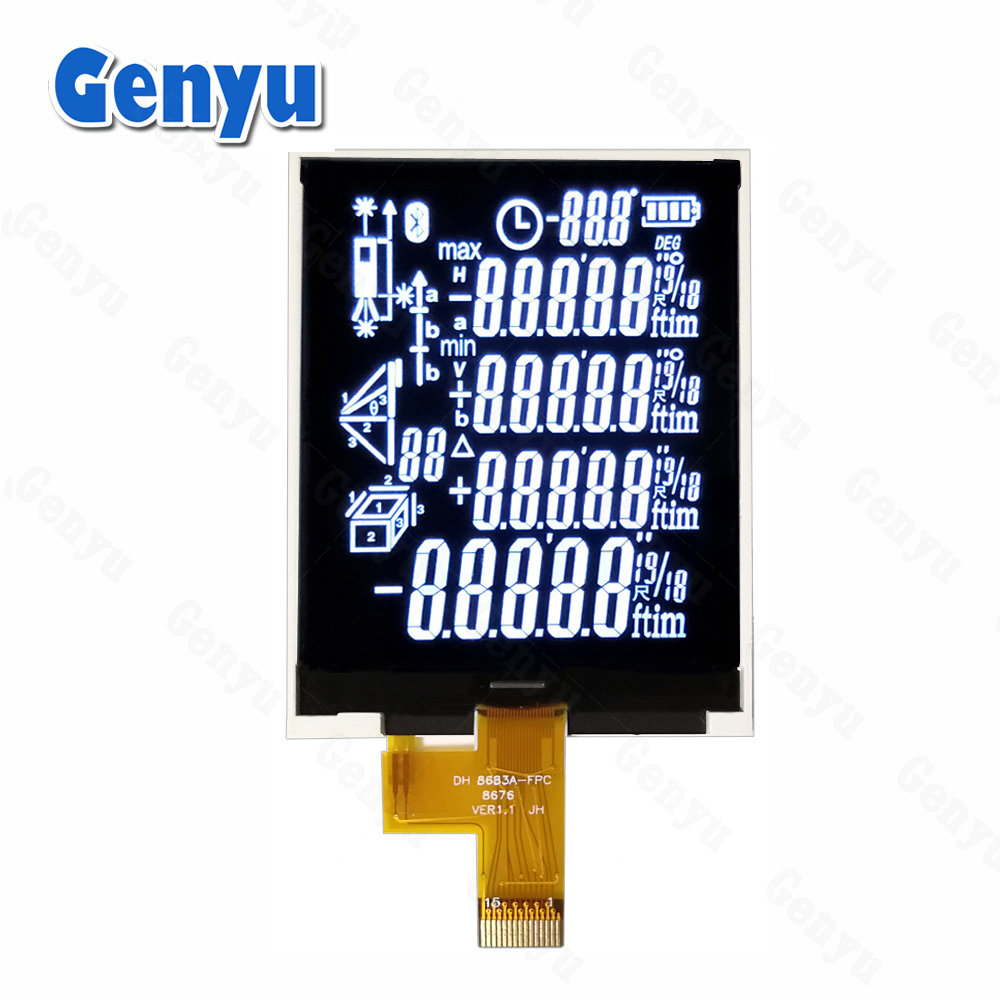 2.4 Inch COG VA LCD Display ST7033 SPI Segment LCD For Laser