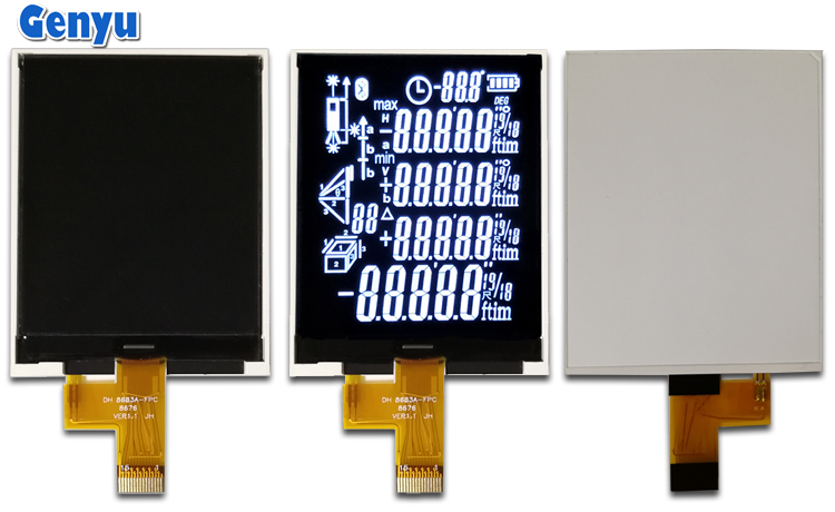 2.4 Inch COG VA LCD Display ST7033 SPI Segment LCD For Laser