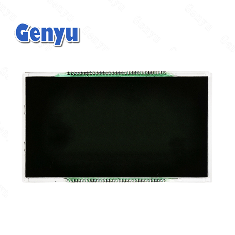 5 Inch Custom LCD VA Black Background Zebra Segment LCD Display For Controller 