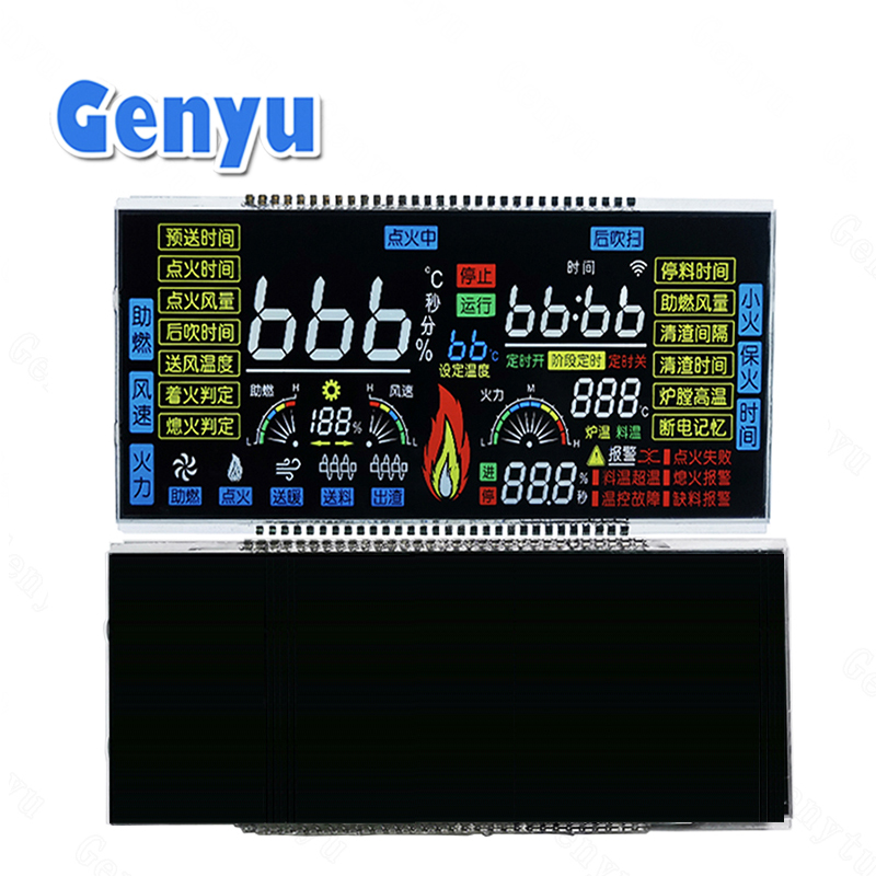 5.4 Inch Custom VA LCD Screen Pin 7 Segment LCD Display For Controller 