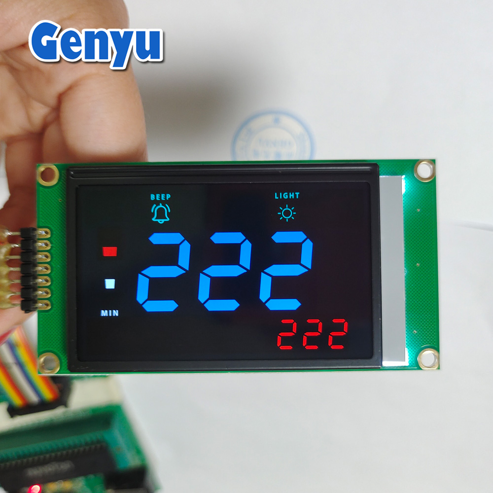 2.8 Inch HT1621 LCD VA Color With PCB Digit 7 Segment Display LCD Module