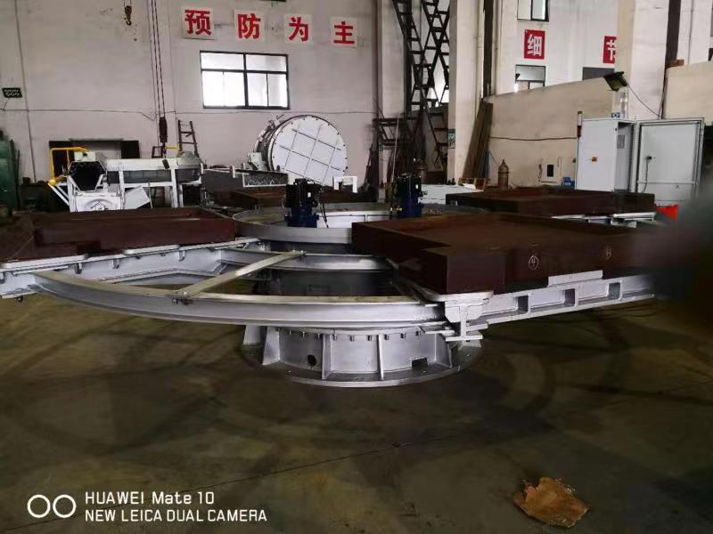 Copper concentrate refining electrolysis system anode electrolytic round disc plate casting machine
