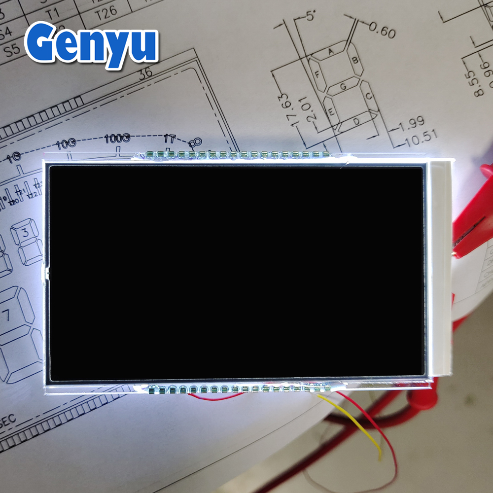 4.2 Inch VA Mode LCD Colour Segment Instrument Display Custom 7 Segment LCD