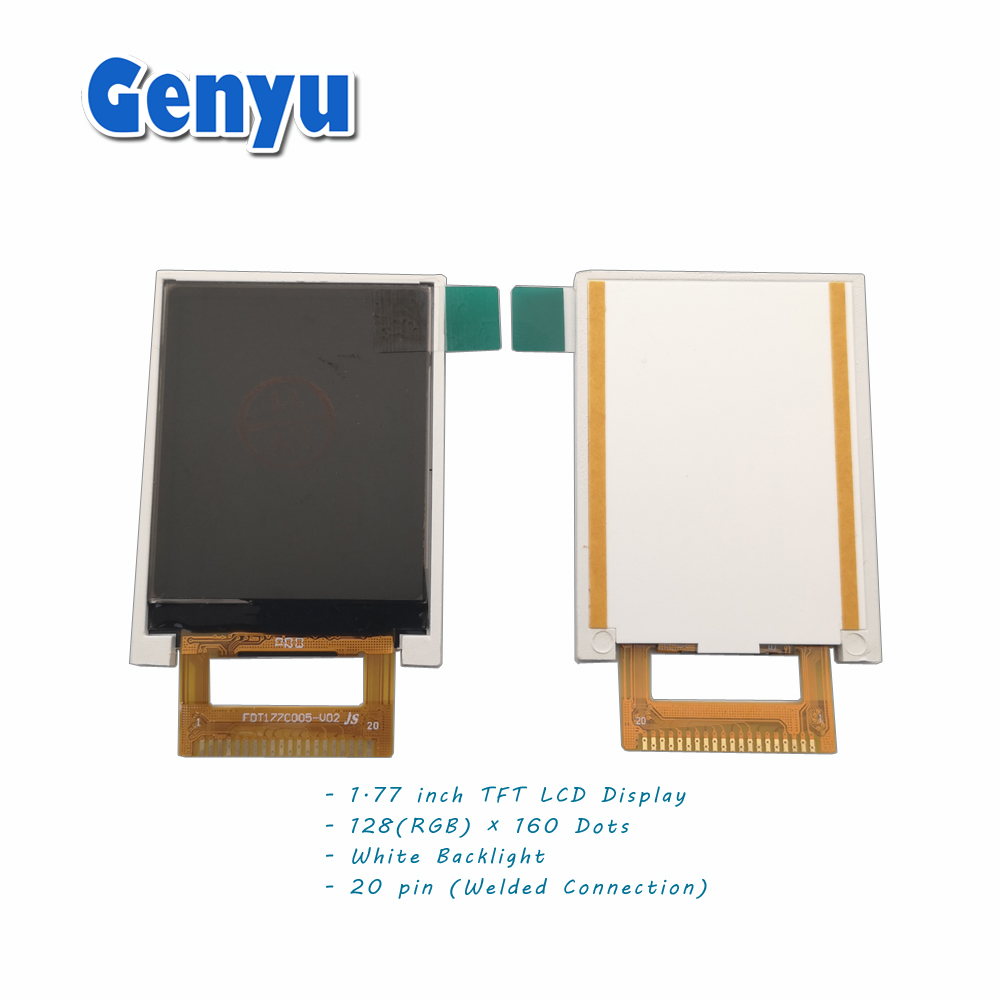 1.77 inch 128x160 pixels FPC ST7735 TFT LCD Display 