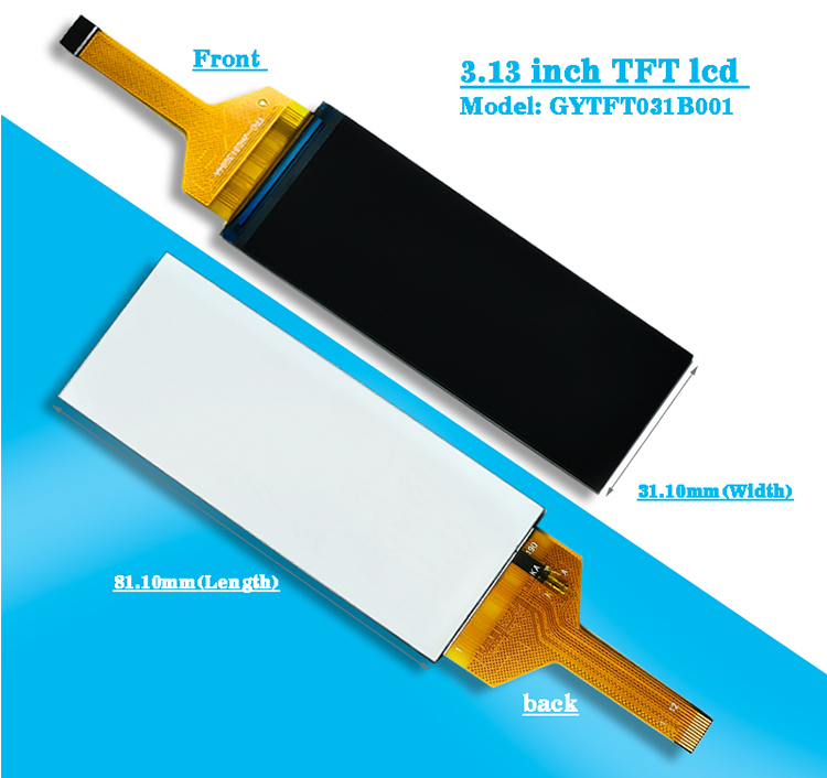 3.13 Inch 379*960 LCD Module ST7701S MIPI Interface 3.13 inch TFT LCD Display