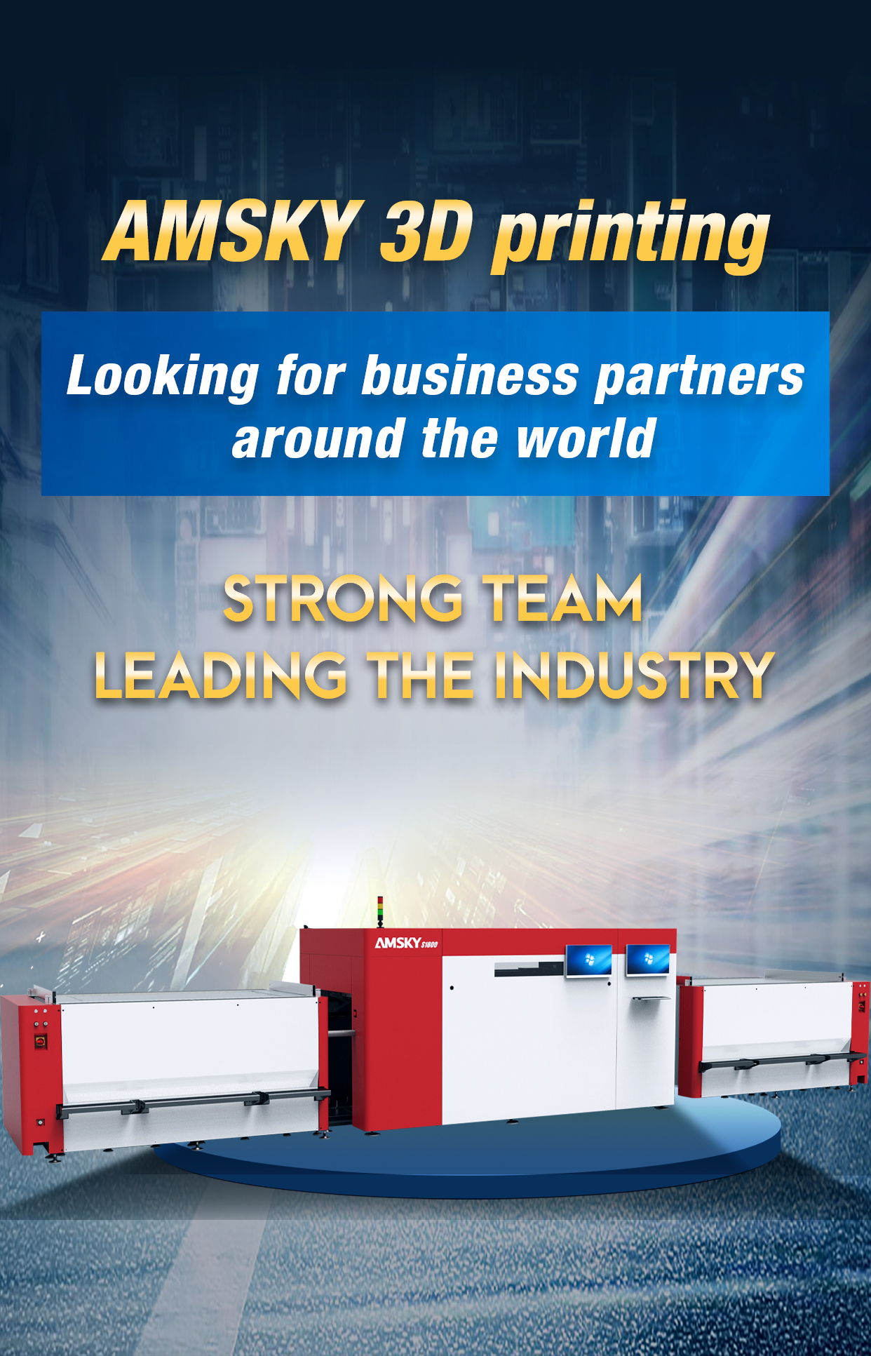AMSKY 3D printing center