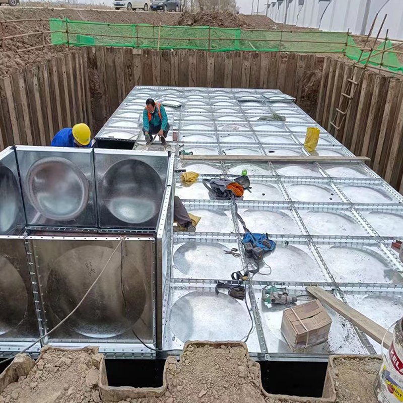 Large Rectangular Steel Sectional Underground Water Tank