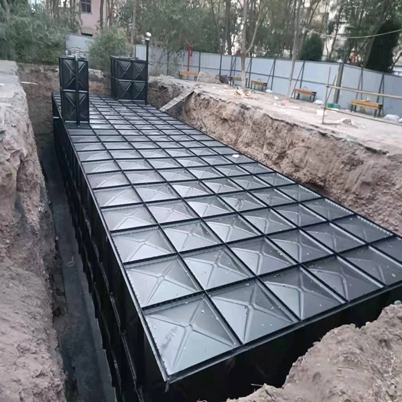 Steel Press Underground Rectangular water Tank