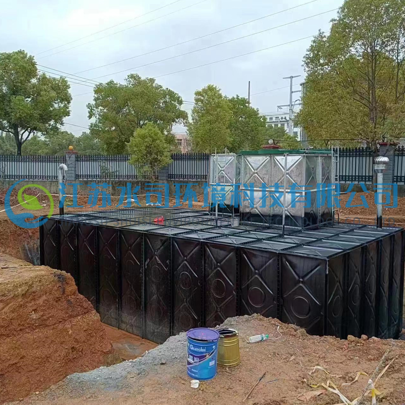 Dipped Galvanized Pressed Panel Steel underground water tank