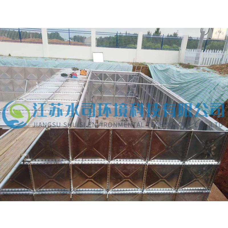 Galvanized Steel Panels Bolted Assembled Fire Fighting Water Tank