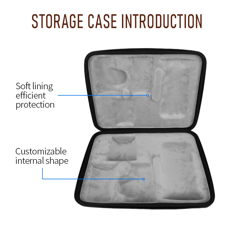  Schockbeständeg EVA Téi Sets Stockage Case 