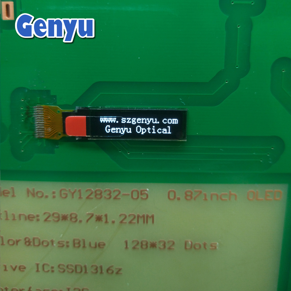 0.87 Inch 128*32 OLED Display SSD1316 SPI White 0.87 OLED