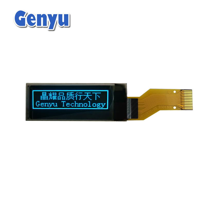 0.91 inch 12832 Blue OLED 12pin FPC SPI 128x32 oled display 