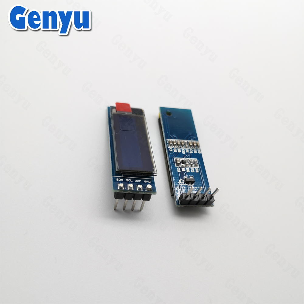 0.91" OLED 128x32 Blue OLED IIC/I2C 4pin PCB 0.91inch Display Module