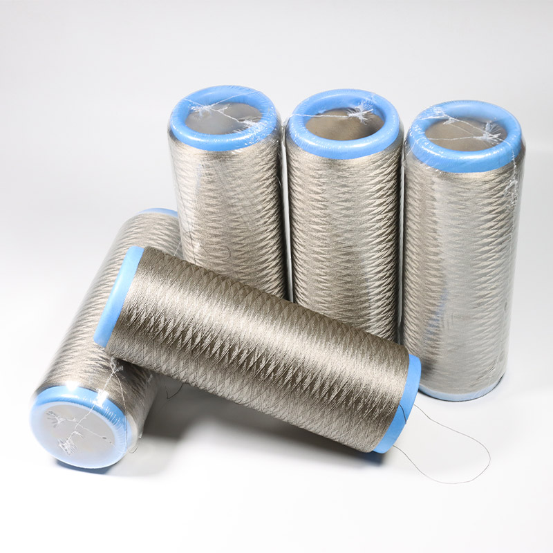 Hilo antibacteriano de fibra de plata