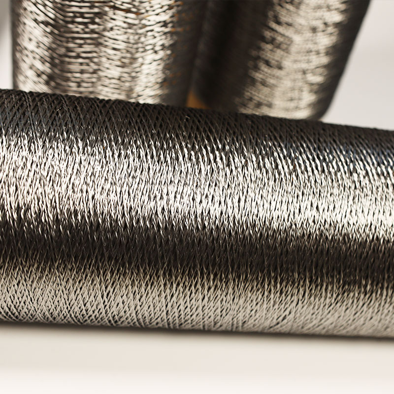 Hilo de fibra de acero inoxidable puro