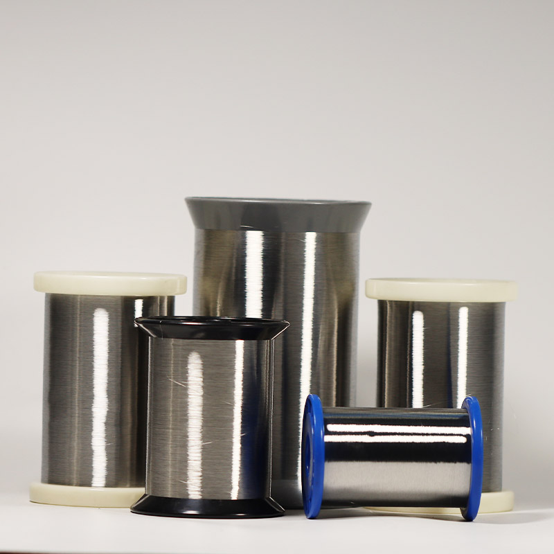 Hilos de fibra de acero inoxidable