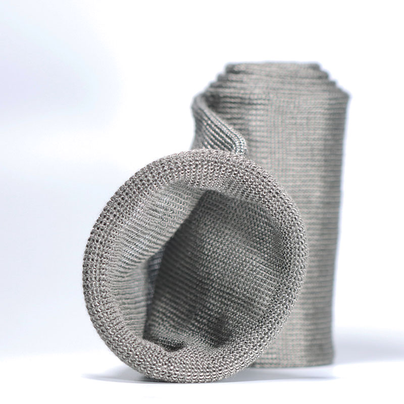 Manga de fibra de metal