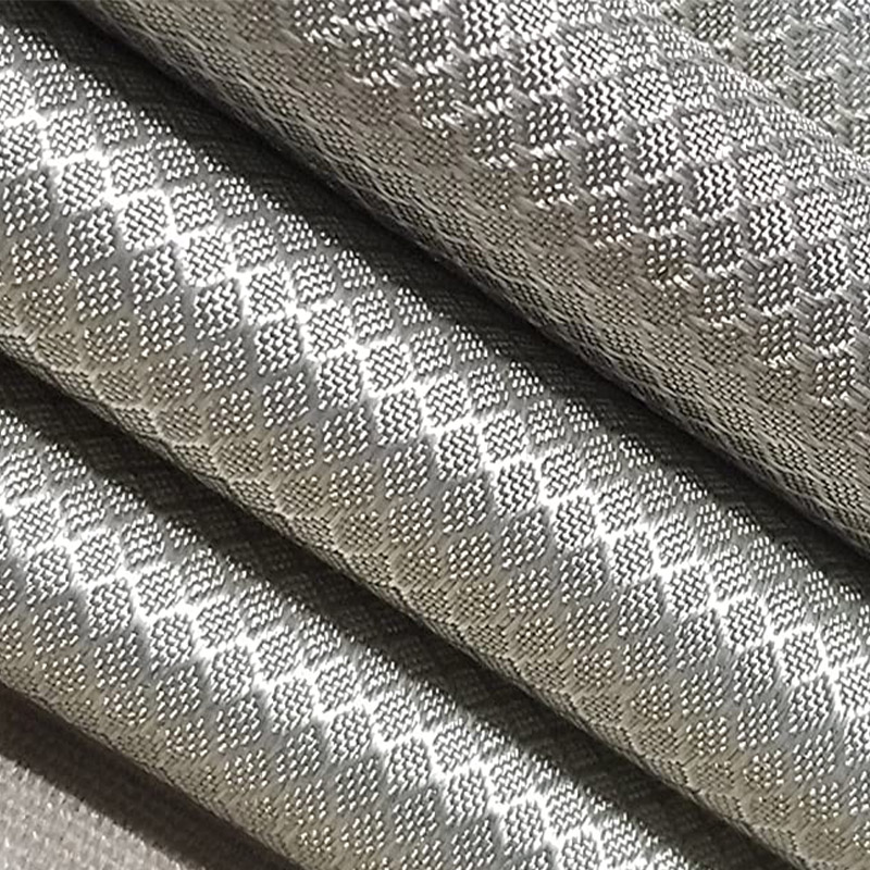 Tela de fibra metalizada