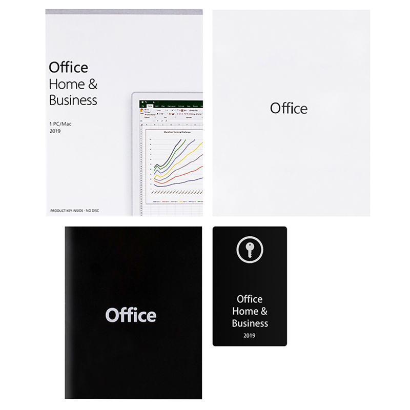 Microsoft Office Home & Business 2019 | One Time Purchase, 1 Device | Windows 10 PC/Mac Keycard