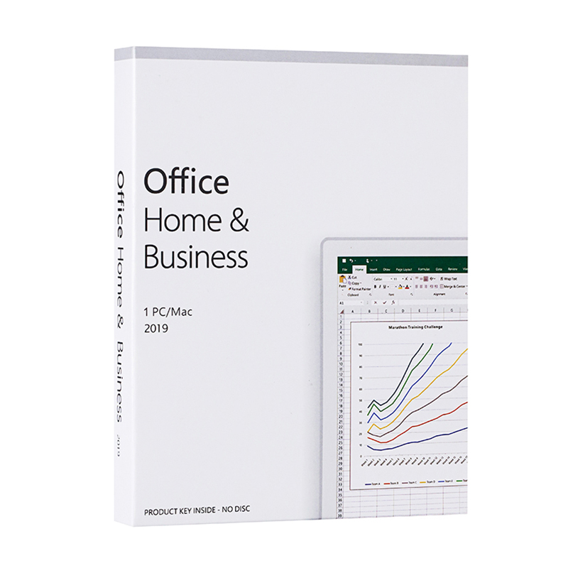 Microsoft Office Home & Business 2019 | One Time Purchase, 1 Device | Windows 10 PC/Mac Keycard