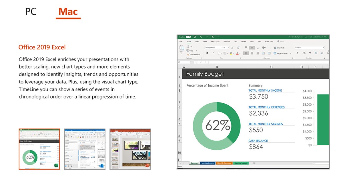  Microsoft Office บ้านและธุรกิจ 2019 