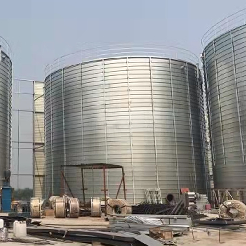 Galvanized Steel Rainwater Collection Cylindrical Round Water storage Tank