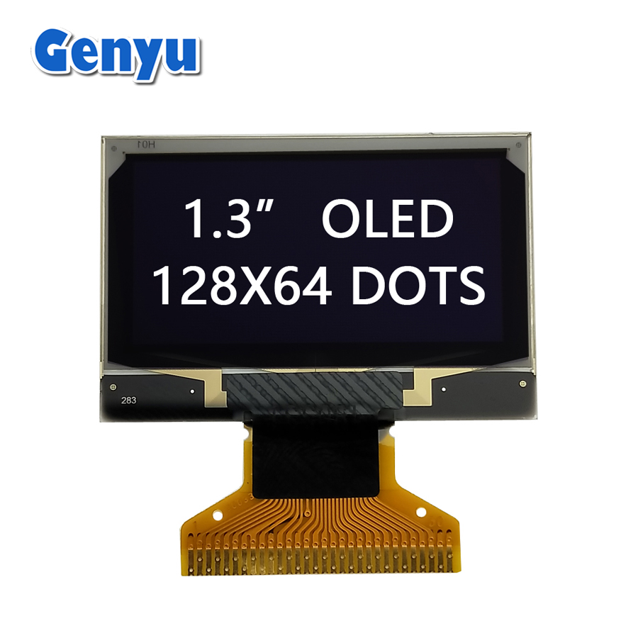 1.3 inch 128x64 Sh1106 Drive 30pin FPC SPI I2C White or Blue 1.3 Micro OLED Display