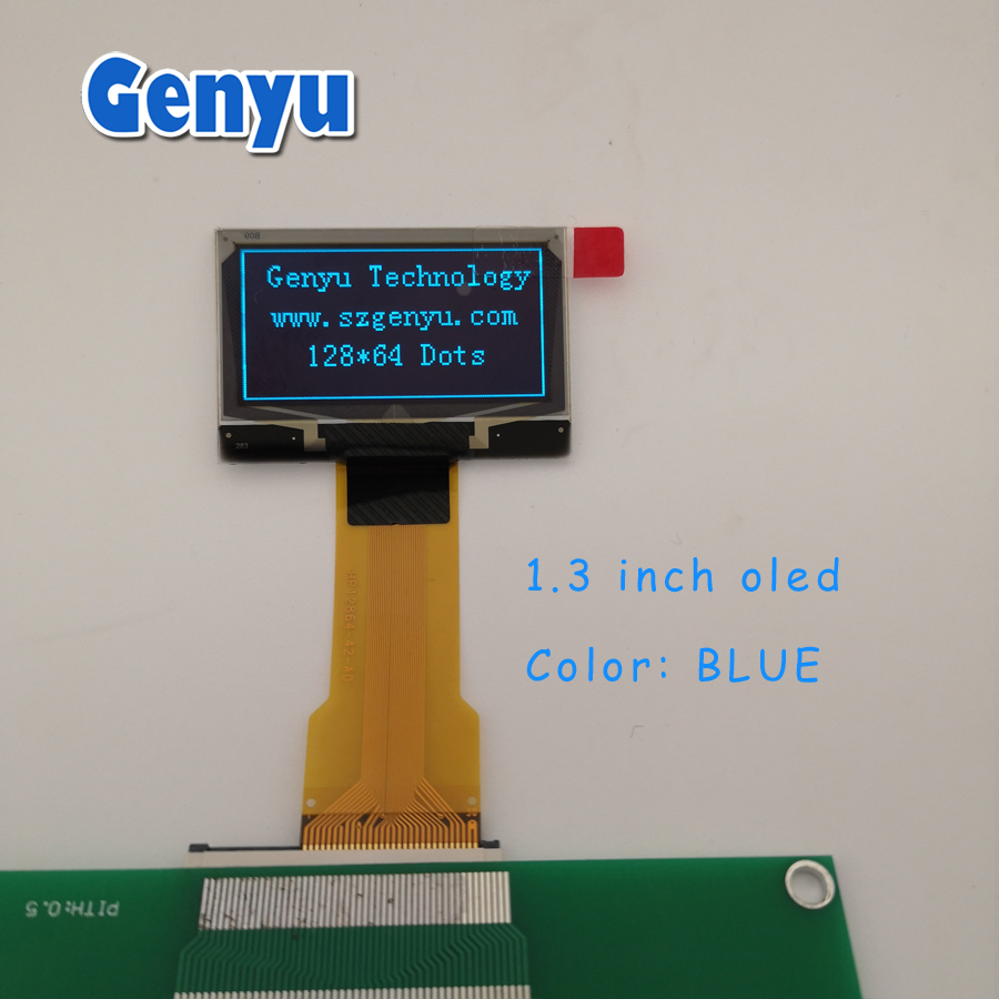 Ips SPI I2C SH1106 Blue OLED 12864 128x64 1.3 Inch OLED display 