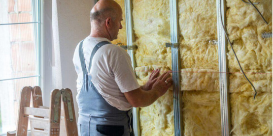 glass wool ceiling insulation