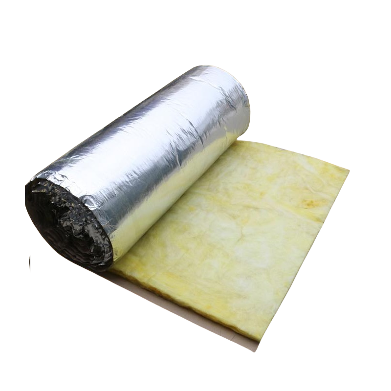 Fiber glass insulation blanket with aluminium foil