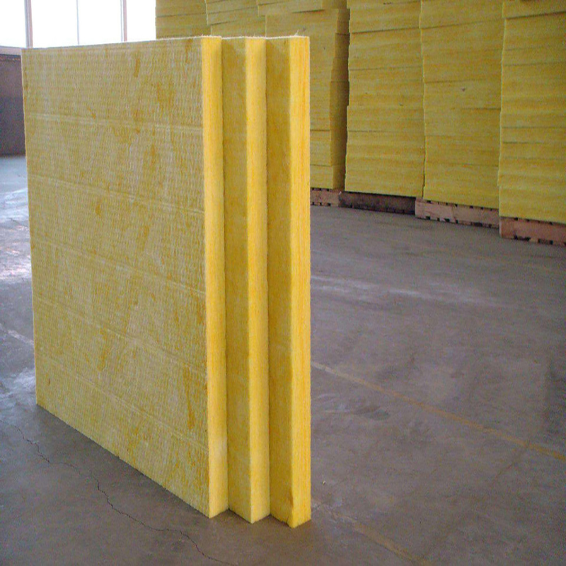 Fiber glass insulation board with aluminium foil