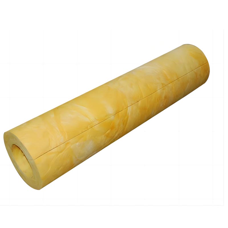 Sound insulation aluminum foil glass wool tube