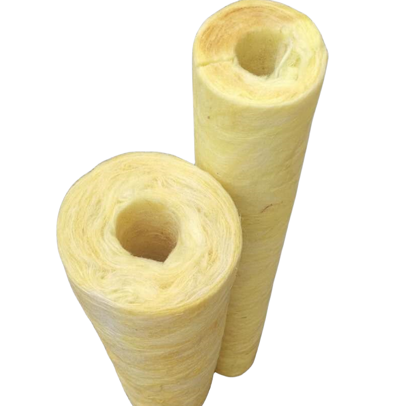 Sound insulation aluminum foil glass wool tube