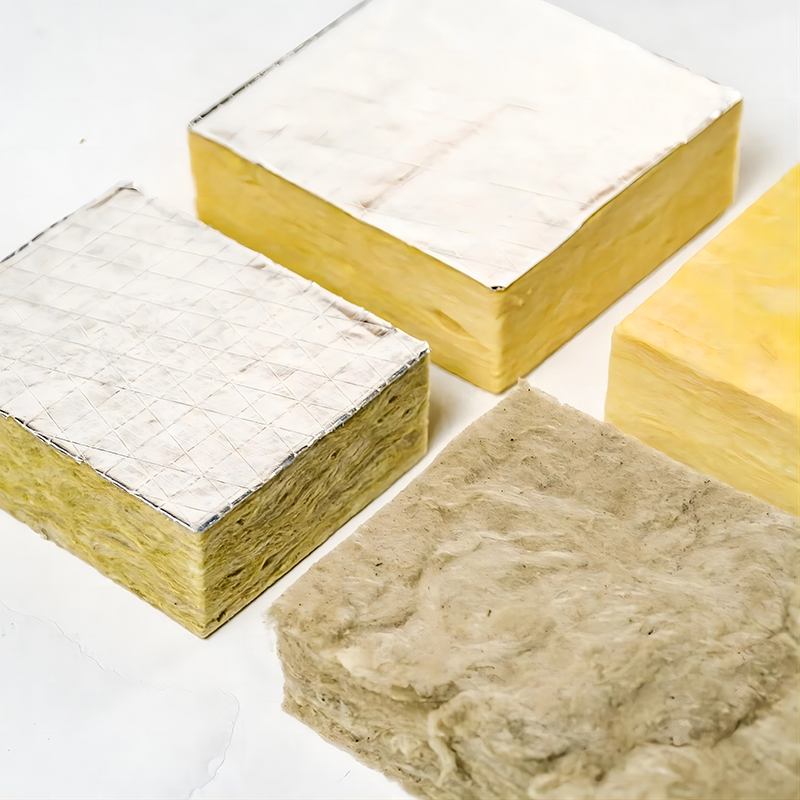 Fire proof coated high density acoustic rock wool board