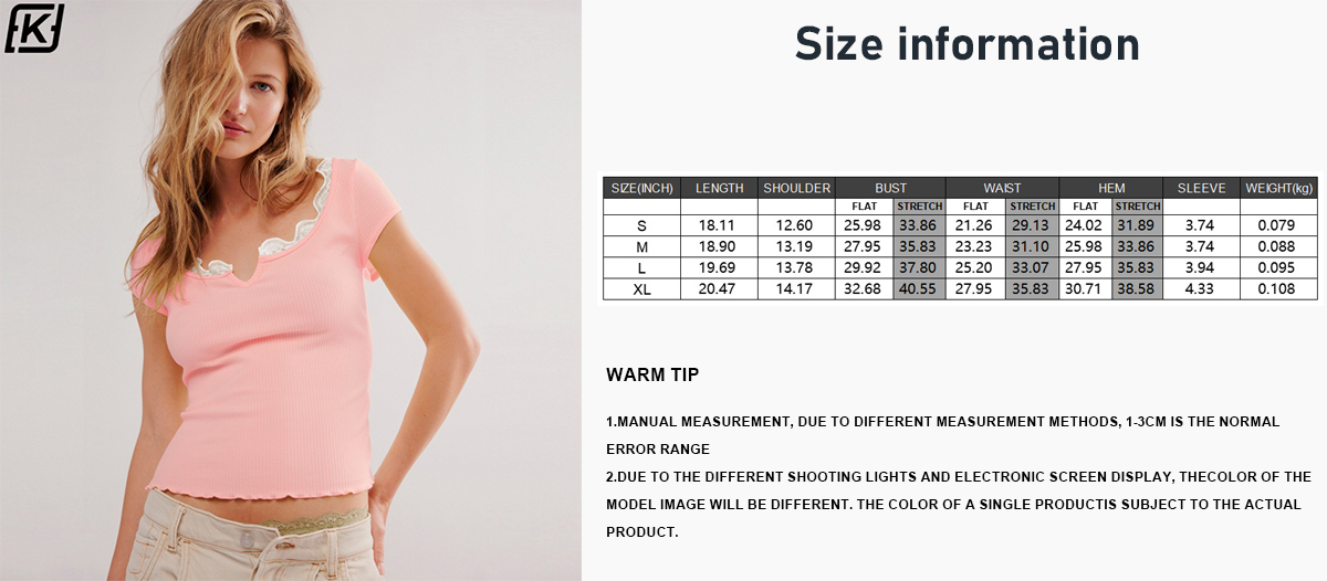 V-neck Hottie short-sleeved top