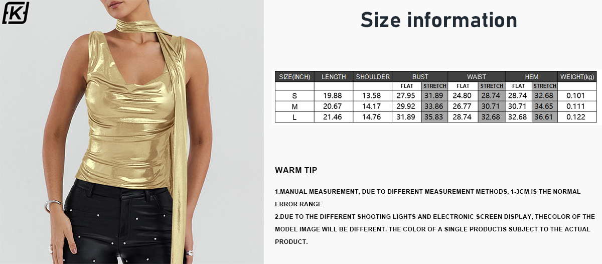 Knit vest with reflective scarf