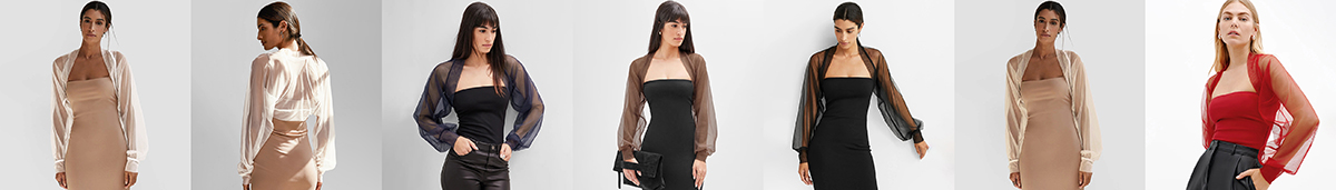 Design sense niche mesh shawl
