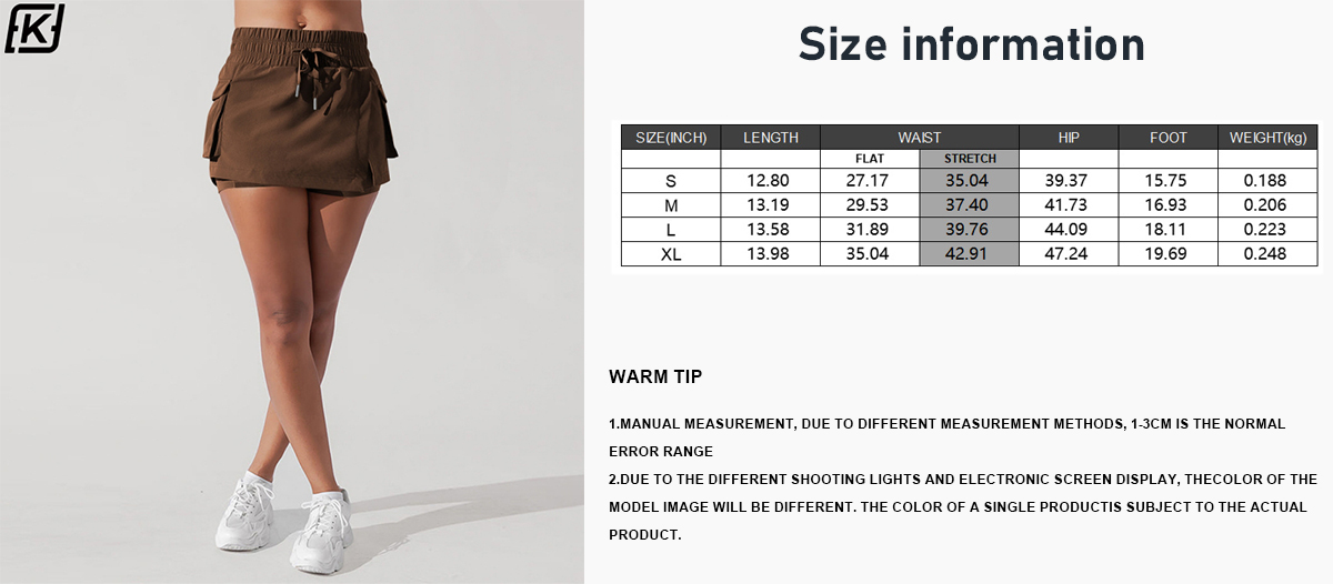 High-waisted women's cargo shorts