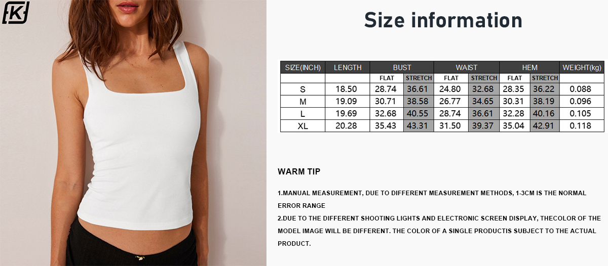 Women's knit slim-fit Spice Girl tank top