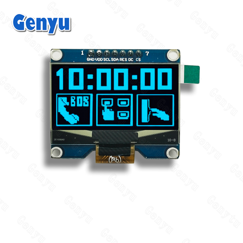 1.54" Blue OLED PCB SPI 12864 1.54Inch OLED Display Module