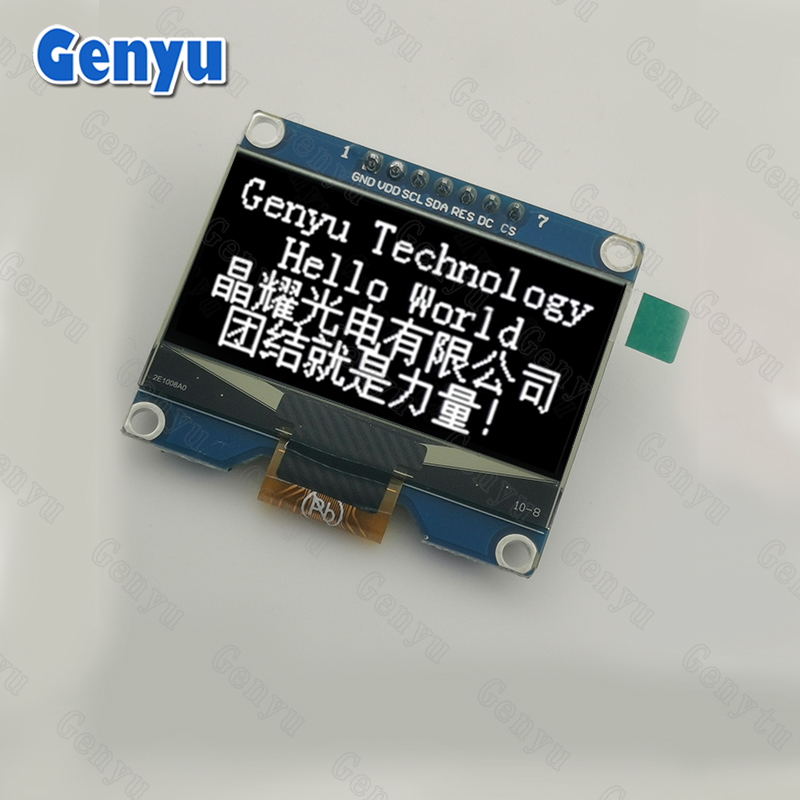 1.54" White OLED PCB SPI 12864 1.54Inch OLED Display Module