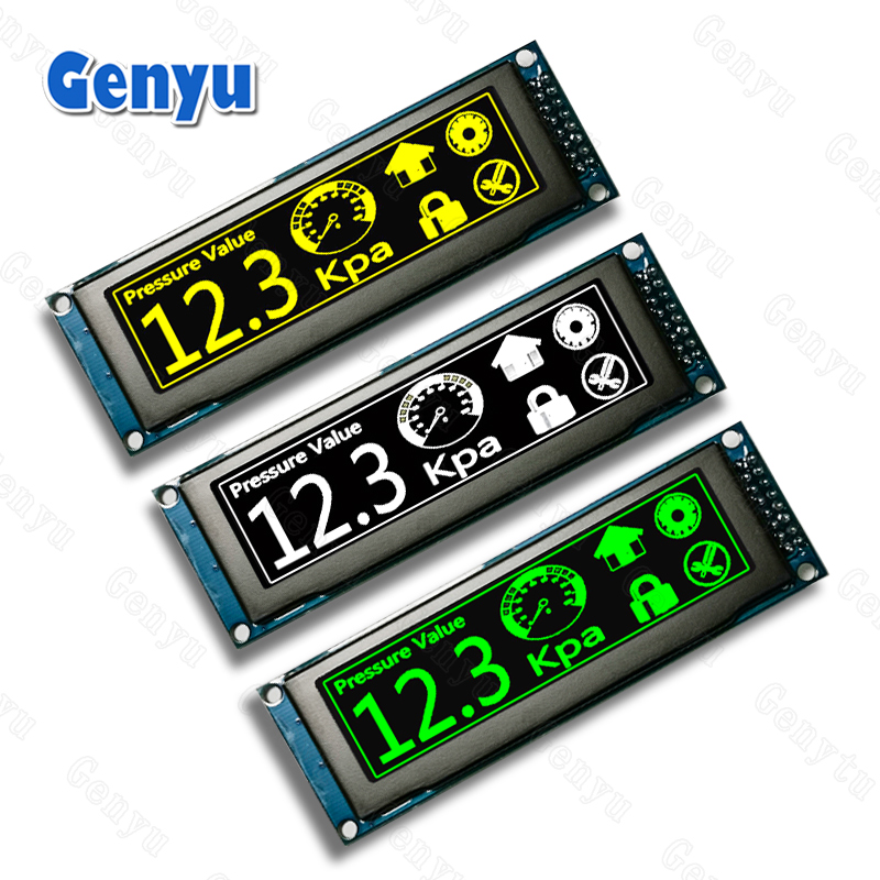 3.12" 256*64 Blue OLED SSD1322 Spi 3.12 Inch OLED Display Module