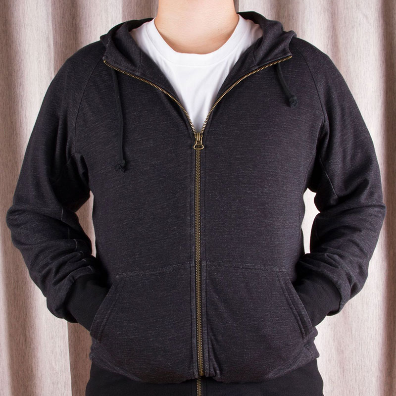 EMF Shielding Men Zip Hoodie