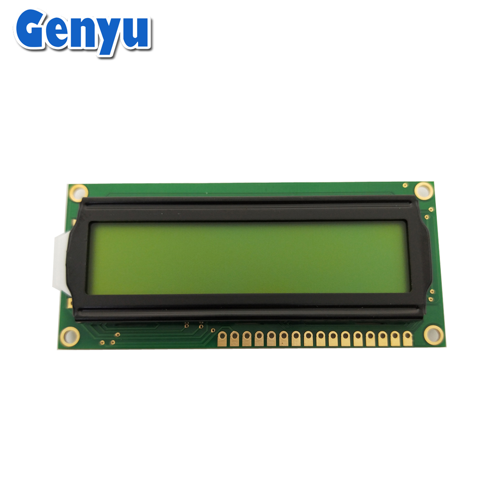 16x2 lcd GY1602A STN Yellow Positive LCD Character COB LCD Display Module 1602