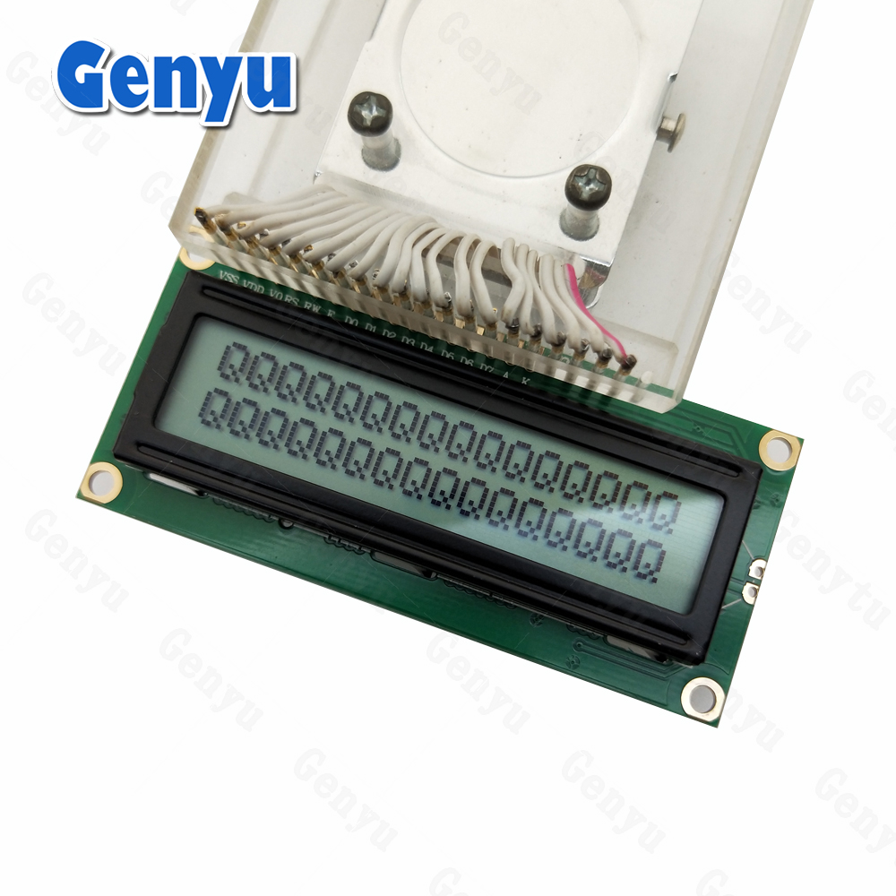 1602 lcd Module 5V 3.3V STN Grey 80*36mm character LCD Display Screen 16x2