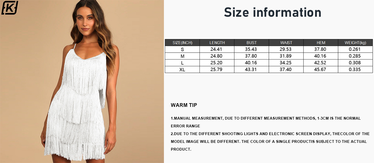 Solid color fringed halter dress