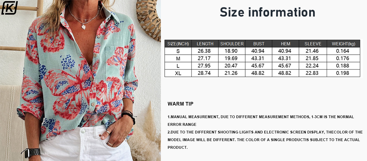 Digital printed long-sleeved shirt